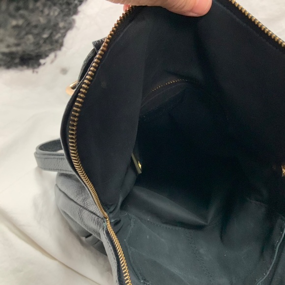 Divina Firenze Black Leather Backpack - Picture 9 of 11